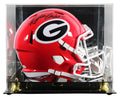 Georgia Nolan Smith Signed Full Size Speed Rep Helmet W/ Case JSA Witnessed