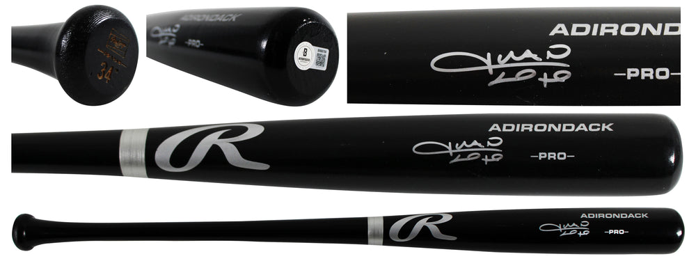 Mets Juan Soto Authentic Signed Black Rawlings Adirondack Baseball Bat BAS