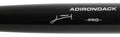 Rays Junior Caminero Authentic Signed Black Rawlings Adirondack Baseball Bat BAS