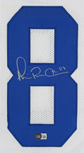 Michael Irvin Authentic Signed White Pro Style Framed Jersey BAS Witnessed 2