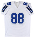 Michael Irvin Authentic Signed White Pro Style Jersey BAS Witnessed 2