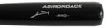 Rays Junior Caminero Signed Black Rawlings Adirondack Baseball Bat BAS #BX68764