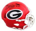 Georgia Quay Walker Authentic Signed Full Size Speed Rep Helmet BAS #BW88739