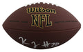 Steelers Kaleb Johnson Authentic Signed Wilson Super Grip Football BAS #BW88733
