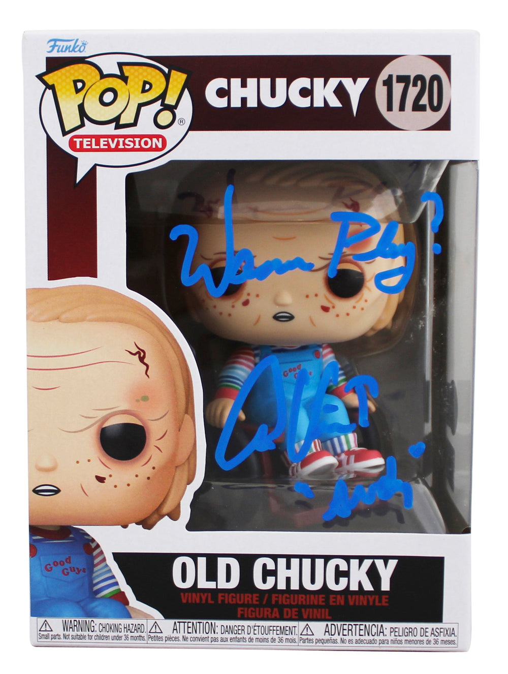 Alex Vincent Child's Play "Wanna Play?" Signed #1720 Funko Pop BAS #BW88745