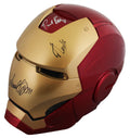 The Avengers (5) Lee, Jackson, Rudd +2 Signed Iron Man F/S Helmet BAS #AE64818