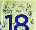 (39) Fleetwood, Clark, Thomas, Rahm +35 Signed 2026 PGA Championship Flag BAS