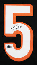 Tee Higgins Authentic Signed Black Pro Style Jersey Autographed BAS