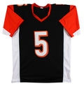 Tee Higgins Authentic Signed Black Pro Style Jersey Autographed BAS