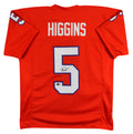 Clemson Tee Higgins Authentic Signed Orange Pro Style Jersey Autographed BAS