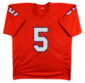Clemson Tee Higgins Authentic Signed Orange Pro Style Jersey Autographed BAS