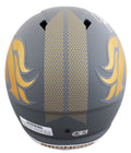Broncos John Elway Signed Slate Full Size Speed Rep Helmet BAS Witness #4W526425