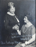 Helen Keller & Anne Sullivan Macy Signed Framed 11x14 Gelatin Photo BAS #AE64814