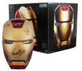The Avengers (5) Lee, Jackson, Rudd +2 Signed Iron Man F/S Helmet BAS #AE64811