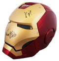 The Avengers (5) Lee, Jackson, Rudd +2 Signed Iron Man F/S Helmet BAS #AE64811