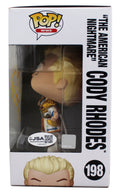 WWE Cody Rhodes Authentic Signed #198 Funko Pop Vinyl Figure JSA #CM04427