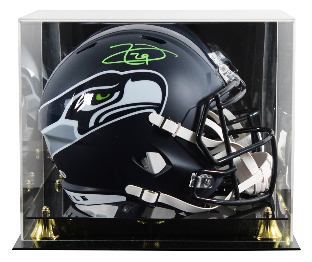 Seahawks Earl Thomas Signed Full Size Speed Rep Helmet W/ Case JSA Witness