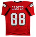 Georgia Jalen Carter Authentic Signed Red Pro Style Jersey JSA Witness