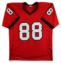 Georgia Jalen Carter Authentic Signed Red Pro Style Jersey JSA Witness