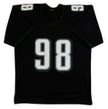Jalen Carter Authentic Signed Black Pro Style Jersey Autographed JSA Witnessed