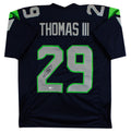 Earl Thomas Authentic Signed Navy Pro Style Jersey Autographed JSA Witness