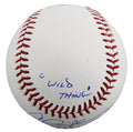 Charlie Sheen Major League "Wild Thing" Signed Baseball W/ Case BAS Witnessed