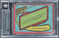 Star Wars (9) Archer +8 Signed 1980 SW Empire Strikes Back #270 Card BAS Slabbed