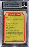 Star Wars (10) Archer +9 Signed 1980 SW Empire Strikes Back #7 Card BAS Slabbed