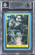 Star Wars (6) Rodis-Jamero, Keeler +4 Signed 1983 SW ROTJ #182 Card BAS Slabbed