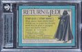Star Wars (6) Rodis-Jamero, Keeler +4 Signed 1983 SW ROTJ #182 Card BAS Slabbed