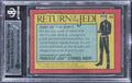 Star Wars (7) Henson, Skeaping, Holt +4 Signed 1983 SW ROTJ #44 Card BAS Slabbed