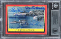 Star Wars (6) Huston, Erland +4 Signed 2016 Star Wars ROMB #59 Card BAS Slabbed