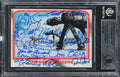 Star Wars (14) Peterson, Gawley, Dow +11 Signed 1980 SW ESB #43 Card BAS Slabbed