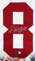 Oklahoma Roy Williams  Signed White Superman Pro Style Jersey BAS Witnessed
