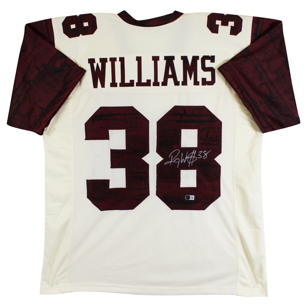 Oklahoma Roy Williams Signed White Bring The Wood Pro Style Jersey BAS Witnessed