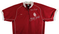 OU Bob Stoops & Barry Switzer Signed Maroon Nike 1/4 Zip Pullover Jacket BAS Wit
