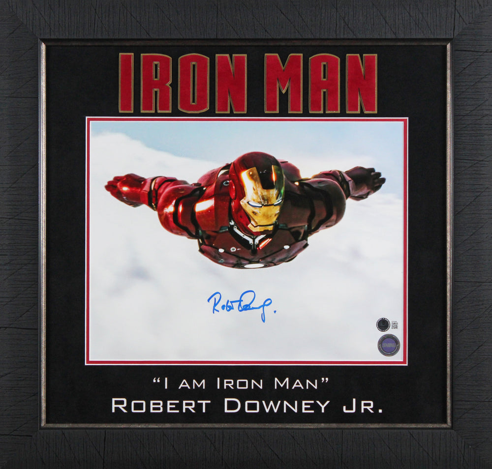 Robert Downey Jr. The Avengers Authentic Signed 11x14 Framed Photo BAS #AE64489