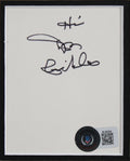 Don Rickles Comedian & Actor Authentic Signed 3x5 Index Card Framed Display BAS