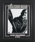 Jeffrey Dean Morgan The Walking Dead Signed 11x14 Framed Photo BAS #BG53605