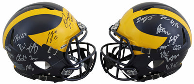 2023 Michigan (20) Harbaugh, McCarthy Signed F/S Speed Proline Helmet Fanatics