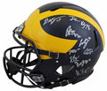 2023 Michigan (20) Harbaugh, McCarthy Signed F/S Speed Proline Helmet Fanatics