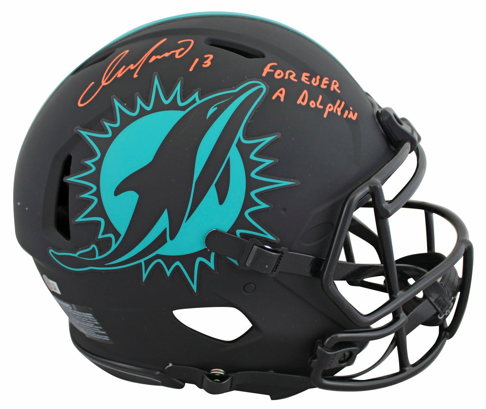 Dan Marino "Forever A Dolphin" Signed Eclipse F/S Speed Proline Helmet BAS Wit