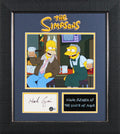 Hank Azaria The Simpsons Authentic Signed & Framed 3x5 Index Card BAS #BL98198