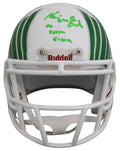 Kevin Adkisson Kevin Von Erich "Iron Claw" Signed White Speed Mini Helmet BAS W