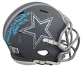 Cowboys Randy White "HOF 94' Signed Slate Speed Mini Helmet w/ Case BAS Witness