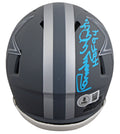 Cowboys Randy White "HOF 94' Signed Slate Speed Mini Helmet w/ Case BAS Witness