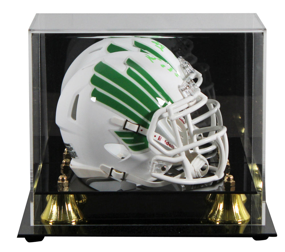 Kevin Adkisson Kevin Von Erich "IC" Signed White Speed Mini Helmet w/ Case BAS W