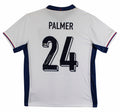 England Cole Palmer Authentic Signed White Nike Jersey Autographed BAS