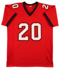 Ronde Barber "HOF 23" Authentic Signed Red Pro Style Jersey BAS Witnessed 2