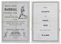 (9) Walters, Foxx, Williams, Cronin +5 Signed 1941 Reds vs. Red Sox Program PSA